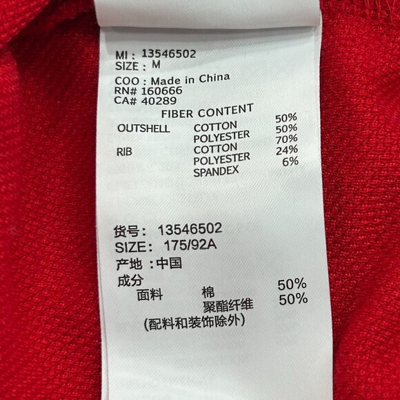 New Era New York Yankees Red Crewneck Long Sleeve MLB 3D Logo Sweatshirt Size M - Picture 8 of 10